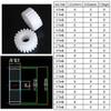 TANGJIANCHENG 1 pc Special POM Gear, Module 1, 10–29 Teeth, for Mechanical Gearbox Repair Parts (Hole Diameter: 12 mm, Number of Teeth: 25) view 2