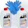 Hauswerk.shop Set: Disposable Gloves and 2 x 1 L HMK R170 Outdoor Cleaner view 1