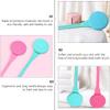 MXXHFC Bath & Body Exfoliating Brush, Removable Long-Handle Back Scrubber for Dry and Wet Skin, Massage Brush (Blue/Pink) view 4