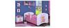 BDW Children's Bed with Mattress and Bed Drawer, Pink Girl Design, 140x70 cm view 1