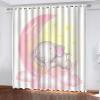 Moon Elephant Blackout Thermal Curtains, 2-Piece Set, 110 x 215 cm view 1
