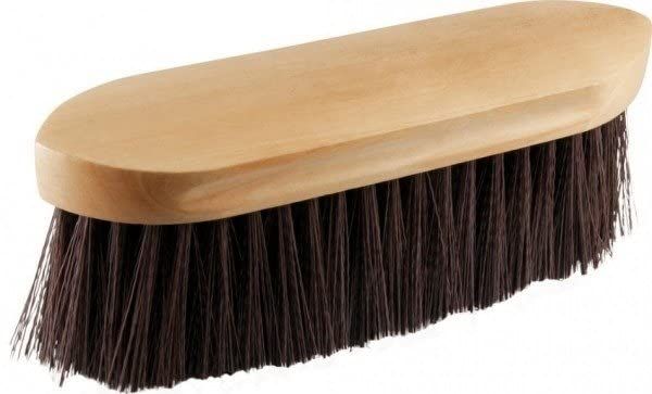 York Coat and Mane Brush, 7 cm Long Bristles, Wooden Brush (Brown)