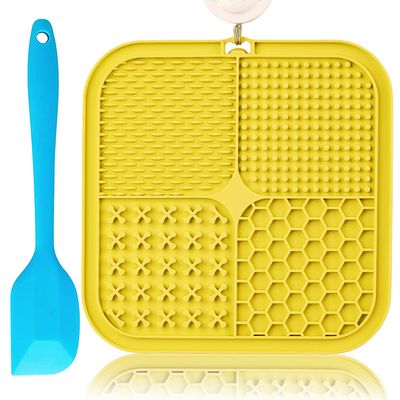 Kwispel Dog Lick Mat with Suction Cups, Slow Feeder for Grooming, Bathing & Training