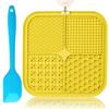 Kwispel Dog Lick Mat with Suction Cups, Slow Feeder for Grooming, Bathing & Training view 1