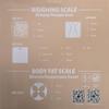 Digital Bathroom Scale with Precision Sensors, Ultra-Thin, Tempered Glass, LCD Display, 180 kg (White) view 4