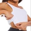 Funyco Women's Trans Chest Binder, Breathable, Multi-Row, White, L view 1
