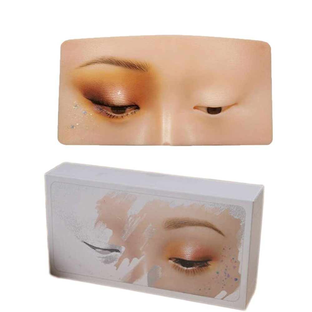 Silicone Mannequin Face for Makeup Practice, 1 Piece