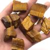 LIJUCAI Natural Stone - Healing Mineral Samples for Home Garden, Aquarium, Crystal Decoration, Tiger Eye Stone, 40-50g (1 Piece) view 1