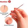 Blackhead Remover and Tweezer Set, Stainless Steel view 2