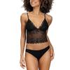 DKaren Women's 2-Piece Lace Lingerie Set Melody, Floral, Black, L view 1