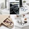 Eyekepper 5-Pack Reading Glasses for Women and Men, Large Square Lenses, Spring Hinges, +0.50 view 3