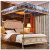 JZWLW Luxury Mosquito Net, Princess-Style Four-Post Bed Canopy with Stainless Steel Holder, 360° Protection from Flies, Mosquitoes, and More (B, 1.8 × 2.2 m) view 3