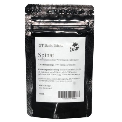 Food Sticks for Shrimp and Crayfish - Spinach