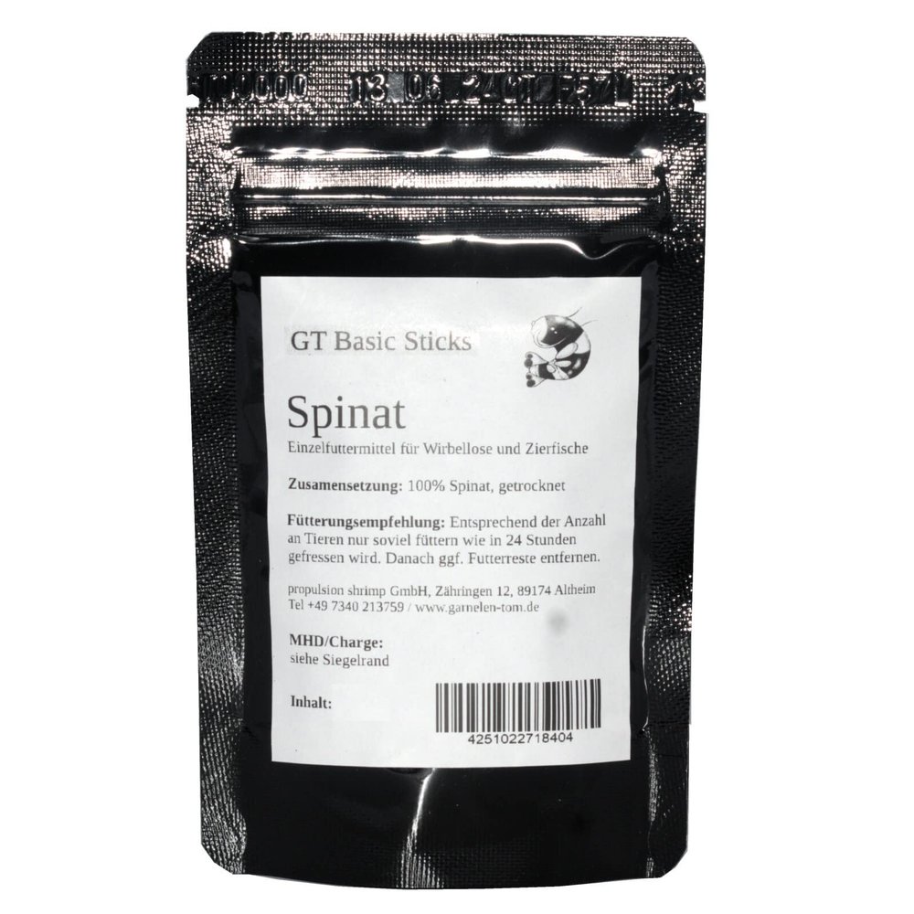 Food Sticks for Shrimp and Crayfish - Spinach