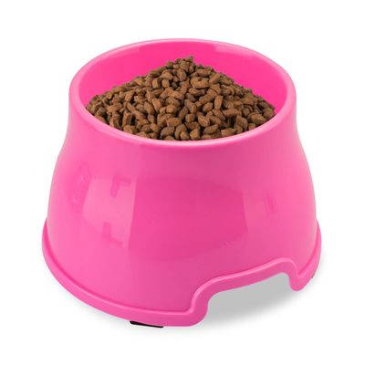 Long Ears Elevated Dog Bowl, Pink