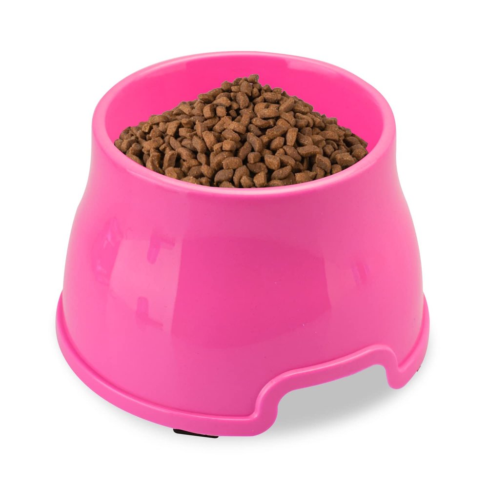 Long Ears Elevated Dog Bowl, Pink
