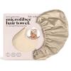 Kitsch Satin Microfiber Hair Towel for Women, Champagne view 1