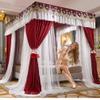 European-Style Canopy Mosquito Net with Metal Stand for Single and Double Beds view 2