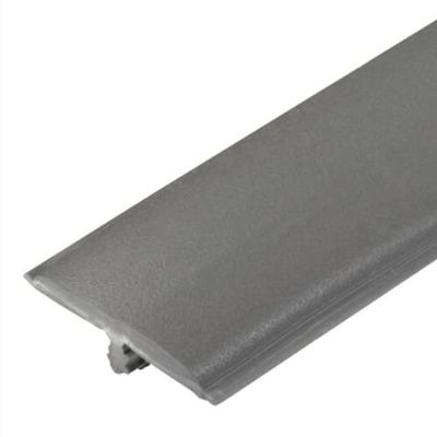 Soft T-Edge Trim, Protective Edge, Impact Edge, PVC 20.5 mm, Basalt