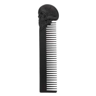 Black Skull Comb Made of Zinc Alloy