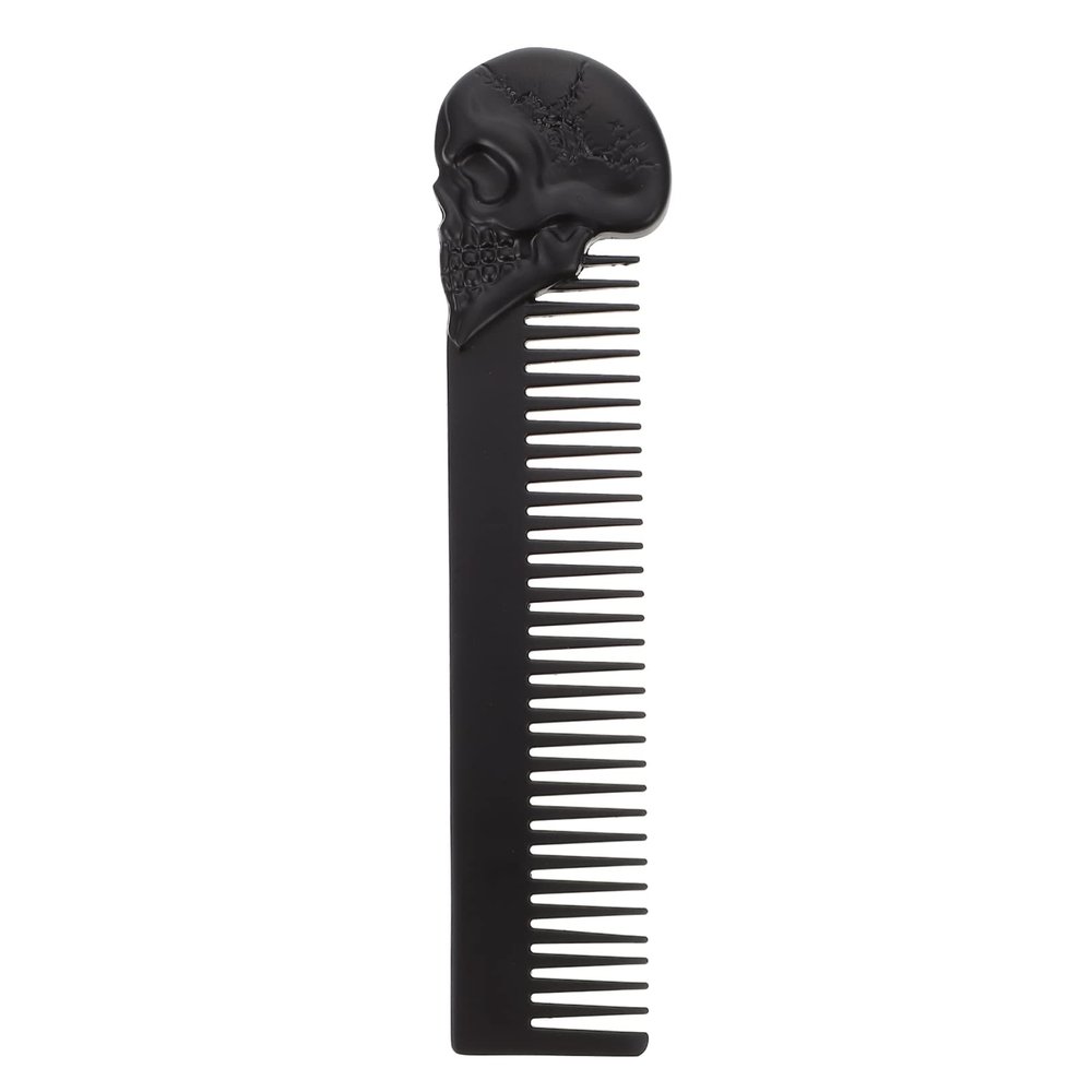 Black Skull Comb Made of Zinc Alloy