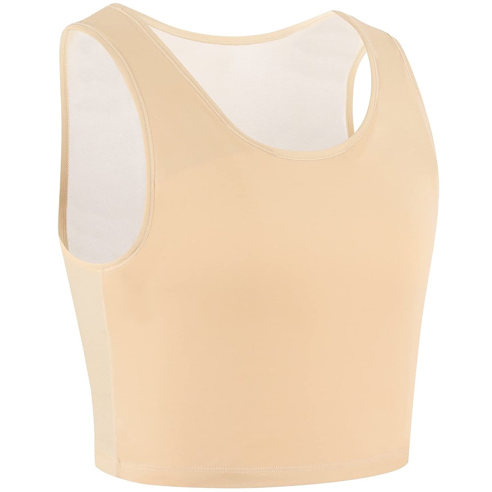XUJI FTM Transgender Breathable Chest Binder (K, M)