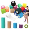 Self-Adhering Bandage (6 Rolls) – Cohesive Wrap for Sprains, Swelling, First Aid and Sports Protection view 1