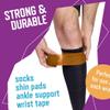 Self-Adhering Bandage (6 Rolls) – Cohesive Wrap for Sprains, Swelling, First Aid and Sports Protection view 3