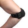 Ruilogod Black Unisex Adjustable Sports Tennis Golfer's Elbow Brace Support Strap with Forearm Sweatband and Compression Pad view 2