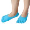 Ruilogod Blue Gel Heel Socks for Dry, Cracked Feet, 1 Pair view 1
