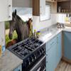 MuchoWow Splash Guard Kitchen Wall Art 80x55 cm Horses - Meadow - Sweden view 4