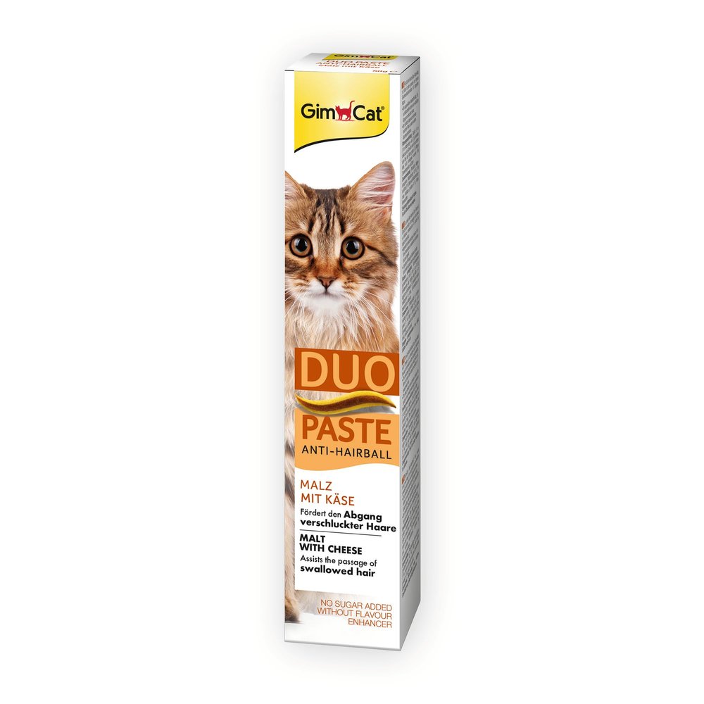 GimCat Duo Paste Anti-Hairball Malt & Cheese, 50 g