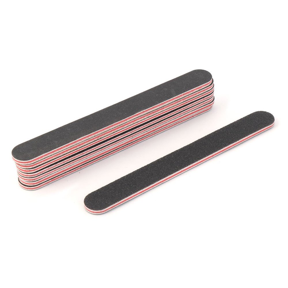 Ruilogod Manicure Buffing Blocks, 8-Piece, Black