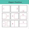 ZHOUZHOU Cat and Pet Window Screen, Self-Adhesive Mesh with Zipper, Black Edge view 4