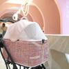 Pink Foldable Dog & Cat Stroller with Removable Pet Carrier view 2