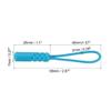 sourcing map 15-Pack Blue Zipper Extension Pull Cords with Finger Pulls view 2