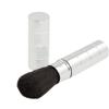 Ruilogod Silver-Tone Blusher Powder Makeup Brush with Removable Cap view 1