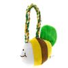 Ruilogod Plush Dog Squeaker Toy, Squeaky Tropical Fish with Tug Rope view 1
