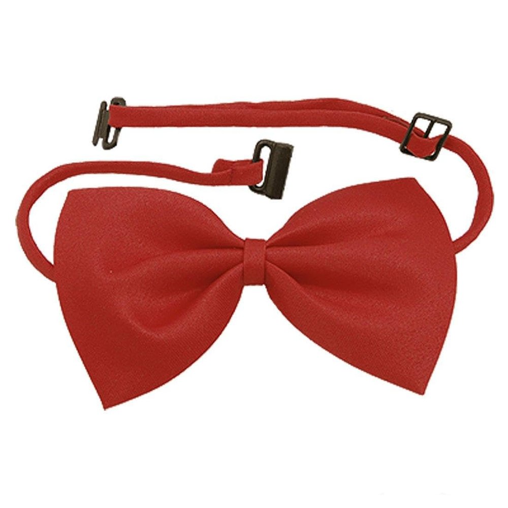 Ruilogod Adjustable Dog Cat Red Bow Tie Collar