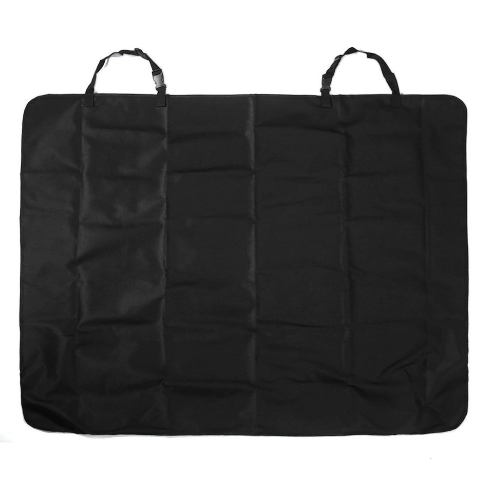 Ruilogod Black Waterproof Pet Rear Seat Cover, 126 x 100 cm
