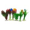 Ruilogod 6-Piece Round-Leaf Calla Water Lily Aquarium Ornament view 1
