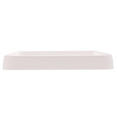 ULTECHNOVO Large Litter Box for Dwarf Rabbits, Guinea Pigs, Rats, Hamsters and Ferrets, White