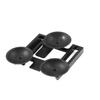Ruilogod Square Holder for Aquarium Internal Filter, Suction Cup, Black view 2