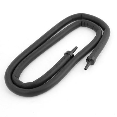 Ruilogod Aquarium Bubble Wall Air Curtain Hose, Rubber, Black, 30 in.