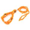 Ruilogod Orange White Hoggie Adjustable Dog Harness Leash Set 47.2" view 1
