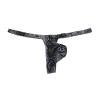 Faringoto Men's Low-Rise Bikini, Narrow G-String Bikini (5-Pack), 0015, L view 3