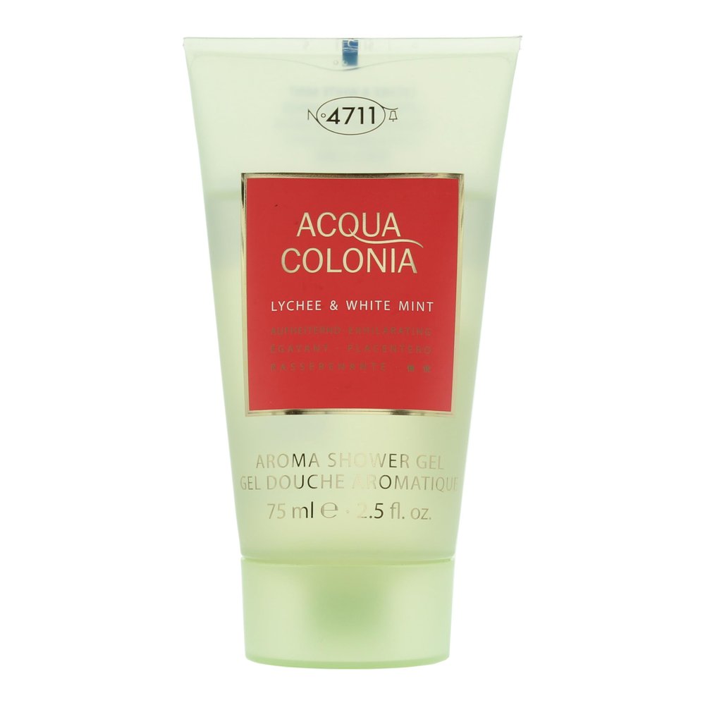 ACQUA COLONIA, 4711 LYCHEE & WHITE MINT SHOWER GEL, 75 ML