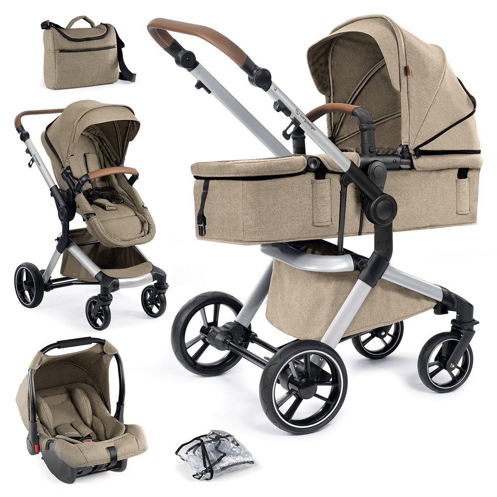 Bergsteiger Lugo 3-in-1 Travel System with Infant Car Seat