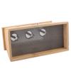 Ruilogod Bamboo Three-Hole Moxibustion Box, Wood Color view 3