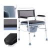 HODAGES Height-Adjustable Commode Chair with Armrests, Folding, A (B) view 4